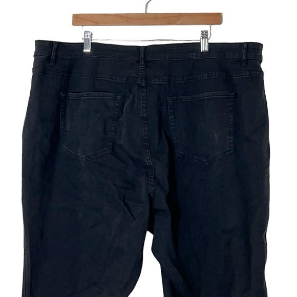 For The Republic | NWT Black cropped ankle fray jeans size 24W - Picture 8 of 14